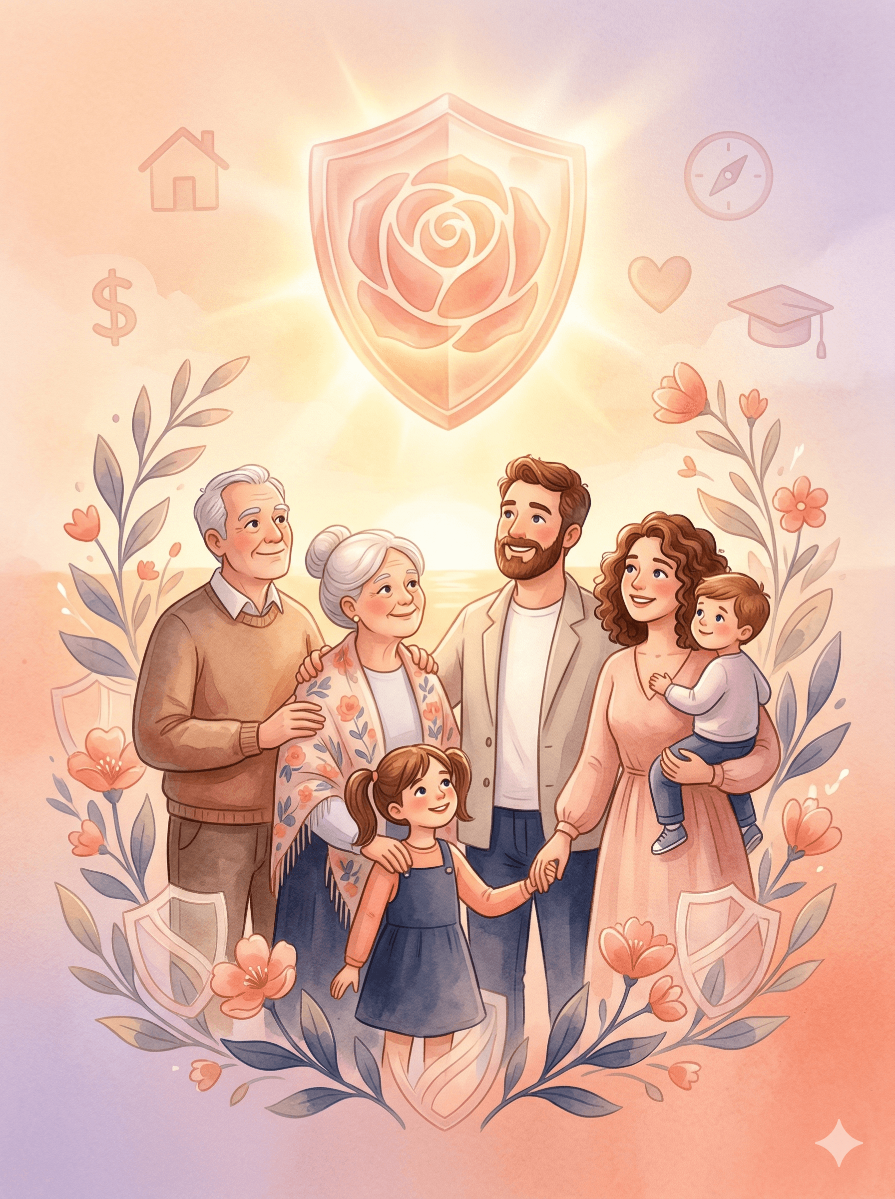 Family protection illustration